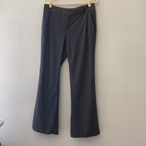 Banana Republic gray trouser pants The Martin fit Stretch Size 8 short